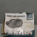 HKAI Baby Carrier Hip Seat, Moms Choice Award Winner, Advanced Large Capacity Pocket with Adjustable Waistband, Shock Absorption Hip Seat Surface for Newborns & Toddlers, (Black)