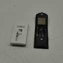 TWEEZIA Stainless Steel Tweezer Set - 4 Precision Tweezers with Mirror & Leather Case - Ideal Eyebrow Kit, Ingrown Hair Tweezers, Splinter Removal Kit or Pointed Tweezers for Beauty and Personal Care