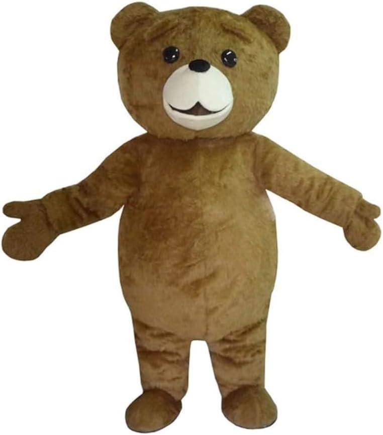 Teddy Bear Mascot Costume Halloween Plush Teddy Bear Dress Up Costume COSPLAY Party Adult Cosplay Costume