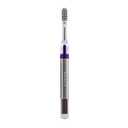 Soladey3 Ionic Toothbrush, Solar Panels and TiO2 Semiconductor, 3 Row Honeycomb Bristle Purple, You can Brush Without Toothpaste