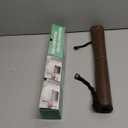 Recliner Headrest Protector,Non Slip Waterproof Headrest Cover,Leather Recliner Headrest Cover for Sofa,Furniture,Living Room,Office Chair 17x27 in(Brown) (Elastic)