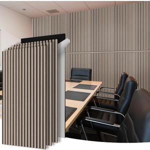 WoveN SounD Acoustic Panels, Black, 4 Pack, 47.2x23.6 in | Self-Adhesive, Peel and Stick, NRC 0.95, Refined Sound, Echo Reduction, Studio, Home, Office, Gaming Room