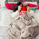 Bedsure GentleSoft Fleece King Size Blankets for Bed Oxford Tan - Soft Lightweight Plush Cozy Fuzzy Luxury Microfiber, 108x90 inches