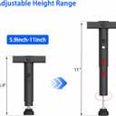 Bed Center Support with 8 Adjustable Legs - Heavy Duty Metal Middle Support Bar System for Full Queen King Cal King Wood,Upholstered,Metal Beds