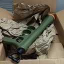 Dog Ball Launcher for Pet, Dog Ball Thrower Launcher with 2 Tennis Balls & Shoulder Strap, 23.4" Long-Range Ball Launcher Toy for All Dog Breeds, Green