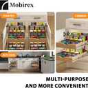 Pull Out Drawers for Cabinet Wood Slide Out Cabinet Organizer and Storage Cabinet Kitchen Drawers Slide Out Shelves Pull Out Shelves in Kitchen Pantry Bathroom with Soft Close 15"W x 22"D x 3"H