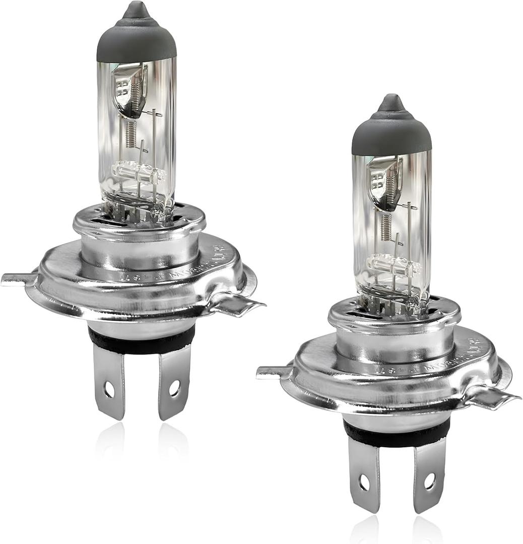 Wevdn 2 PCS Bright H4 Led Headlight Bulbs, 12V 100W 6000K Waterproof Car Fog Light Bulbs, Efficient Plug-and-Play High Beam Low Beam Bulb Replacement for Cars SUVs Trucks (White)