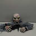 JOYIN Halloween Decorations Outdoor Light-Up Zombie Groundbreaker with bloodstain and Creepy Sound for Halloween Outside Decor, Lawn, Yard, Patio, Graveyard Decoration, Haunted House Prop