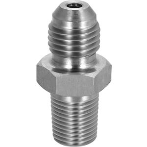EVIL ENERGY 4AN Male Flare to 1/8" NPT Pipe Fitting Adapter Stainless Steel Straight