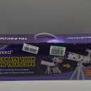 Hawkko Telescope for Adults & Kids – 80mm Aperture 500mm Telescopes for Adults Astronomy, (20X-150X) Portable Refractor Telescope Kit for Beginners with Decorate Stickers, AZ Tripod, Phone Adapter