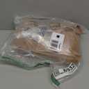 ULTCOVER Waterproof Patio Ottoman Cover Square Outdoor Side Table Furniture Covers Size 32L x 32W x 20H inch (Brown)