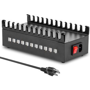 300W USB Charging Station, ALI SEA 22 Port USB Fast Charging Station for Multiple Devices, Multi Charger Station Organizer Compatible with Cellphone, Tablet, Kindle, iPad and More