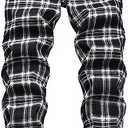 LZNEV Men's Slim Stretch Jeans Ripped Straight Fashion Jeans for Men Vintage Washed Denim Pants Size 30