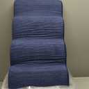 4-Step Dog Stairs and Ramp for Beds or Couches,Non-Slip Sturdy Pet Steps for Small Dogs and Cats,17.4" H,Blue