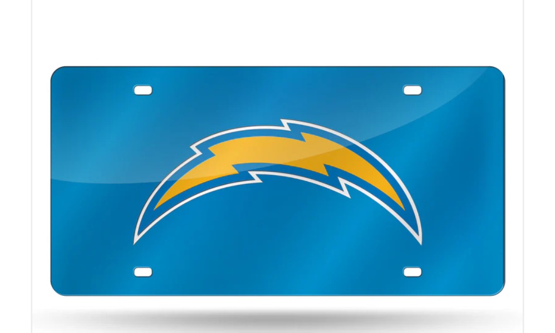 NFL - San Diego Chargers License Plate Laser Tag