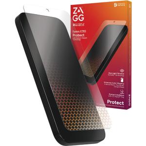 ZAGG InvisibleShield Fusion XTR3 Samsung Galaxy S24+ Screen Protector - Hybrid Polymer, Hexiom Impact, Advanced Blue Light Filter, Anti-Reflective, Recycled Materials, EZ Apply Installation