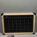 2-in-1 Double-Sided Magnetic Chalkboard 24"x16", Chalk Calendar Board & Large Blackboard for Kitchen & Home Decor, Schedule, Menu, Back-to-School Gift - Hanging Chalk Board with 2 Liquid Pens, Wood