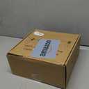 Brightever LED Outdoor String Lights 100FT Patio Lights with 52 Shatterproof ST38 Vintage Edison Bulbs, Outside Hanging Light Waterproof for Porch, Deck, Garden, Backyard, Balcony, 2700K Dimmable (100FT-Warm White, Black Wire)