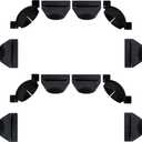 Brackets Set for Philips Hue Play Gradient Light Strip, Hue Light Strip Brackets Kit, Fits 55 inch 65 inch 75 inch Philips, Long-Wearing Led Strip Mounting Clips Holder for Flat or Non Flat Back of TV