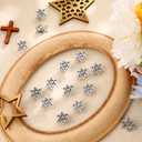 Kigeli 50 Pcs Easter Pin Star of David Interfaith Enamel Pins Bulk Christian Cross Label Brooch for Messianic Jewish Jewelry(Silver)