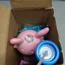 Easter Bubble Wand for Kids 2-Pack, Bunny Bubble Machine with LED Light, Bubble Blower Bubble Maker with 10 Refill Solutions, Outdoor Toys Birthday Gifts for Toddler Boys Girls Age 3+