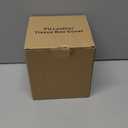 PU Leather Tissue Box Cover with Magnetic Closure, Square Tissue Box Holder with Rounded Edges Design (Snowman, Square)