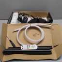 Corner Floor Lamp, Smart RGB LED Corner Lamp with App & Remote, Modern Floor Lamp with 16 Million Colors, Music Sync, Scene Modes, Color Changing Standing Lamps for Living Room, Bedroom