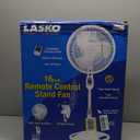 Lasko 16" & 2520 16" Oscillating Pedestal Stand Fans with Timer, Remote Control, Adjustable Height & Tilt