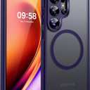 TOCOL Magnetic for Samsung Galaxy S25 Ultra Case, Upgraded Full Camera Protection, Compatible with Magsafe, Drop Protection Back Cover for Samsung Galaxy S25 Ultra 6.9-Inch (Midnight Purple)