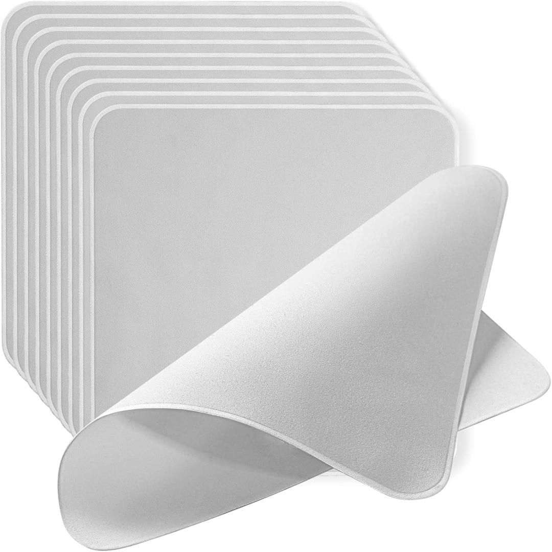 AAwipes Polishing Cloths (6.3" X 6.3" Grey Superfine) Compatible with Apple iPhone, iPad, MacBook, iWatch, Soft & Nonabrasive Premium Microfiber Cleaning Cloths (10 Packs Grey)