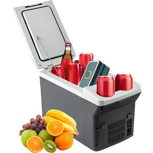 11L/Quart Electric Cooler & Warmer - Portable Car Refrigerator 12 Volt DC Car Fridge with Dual-Temp Control Car Fridge 12V Refrigerator for Camping, Travel & Road Trips,RV, Boat