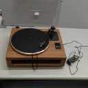 Record Player Turntable for Vinyl Records Built-in 4 Stereo Speakers All in 1 Vinyl Player Belt Drive Turn Table MM Cartridge ATN-3600L Stylus 33 45 Speed BT Wireless High Fidelity Classic Brown