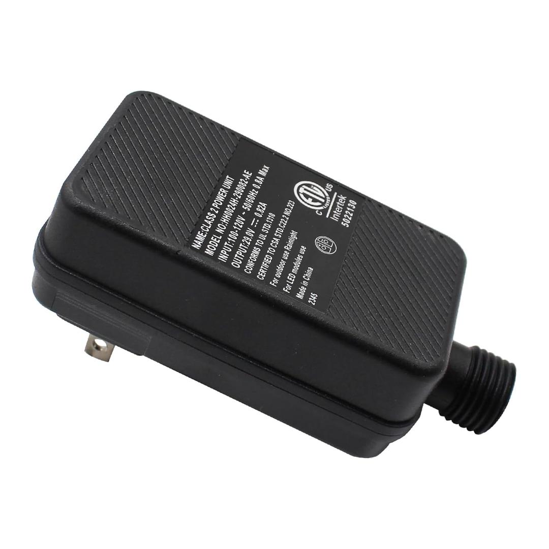29V 24W LED Power Supply Transformer Low Voltage Adapter UL ETL Listed Lighting Driver for LED String Light, Holiday Lighting (29V24W 1PC)