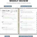 2026 Planner, Weekly and Monthly Planner for Women, January 2026 - December 2026, Hardcover 2026 Calendar Planner Book with Tabs, Inner Pocket, Spiral Bound, Perfect for Office Home School Supplies - A4 (8.5" x 11"), Vintage Petals