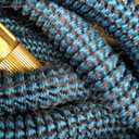 Garden Hose 50ft, Non-Expanding Water Hose Ultra Lightweight, Kink-Free, Sturdy, Flexible, Abrasion Resistant Hose for Yard, Lawn, Outdoor, Marine and Camper, Blue 