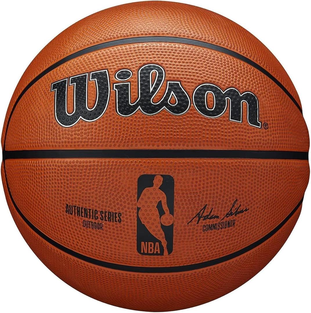 WILSON NBA Authentic Series Outdoor Basketballs, Size 7 - 29.5"