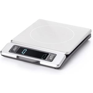 OXO Good Grips 11-Pound Stainless Steel Kitchen Scale with Pull-Out Display - Black
