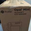 GE Profile Opal Mini Nugget Ice Maker, Portable Countertop Pellet Ice Machine, Soft Chewable Ice, 36 lbs Per Day, Top Fill Water Reservoir, 2 lb Bin, 6 Pack Descaler & Scoop Included, Stone Grey