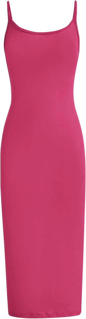 EXARUS Girls Bodycon Maxi Dress Summer Tween Spaghetti Strap/Sleeveless/Short/Long Sleeve Casual Vacation Formal Dresses