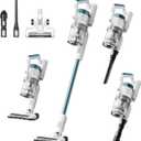 Eureka RapidClean Pro NEC280TL Cordless Stick Vacuum Cleaner Lightweight 5.3 lbs, 40-Min Runtime, LED Headlights, 3 Power Modes, Ideal for Pet Hair, Hard Floors & Carpets