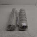 Chair Cushions for Dining Chairs Set of 4, Non Slip Kitchen Chair Pads, 17" x 16" x 2", Indoor Dining Chair Cushions with Ties, D-Shaped Seat Cushions for Kitchen Chairs, Beige