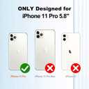 Fiyart Designed for iPhone 11 Pro Case,Compatible with MagSafe Love Heart Plating Camera Protection TPU Magnetic Glitter for Women Girls Shockproof Phone Bumper 5.8"-Gold