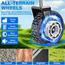 Wagons Carts Foldable - Collapsible Wagon Cart with Wheels Foldable - Folding Utility Heavy Duty Wagons Carts for Grocery Camping Sports Shopping Garden