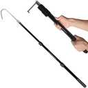 VOVCIG Bed Buddy Truck Tool, 18.9-51.2 Inch Truck Cargo Bed Reacher Grabber Pickup Tool with Two Hooks, Adjustable Sturdy Telescoping Pole Tool