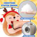 Christmas Stuffed Animals Plush Toys - 10 Inch Soft and Hugging Deer Stuffed Animal Plushes for Kids, Girls & Boys - Ideal 2025 Collectible Toys Holiday Home Decorations