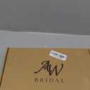 AW BRIDAL Mr and Mrs Gifts Wedding Champagne Flute Set of 2, Bride and Groom Champagne Glasses with Wood Keepsake Box, Engagement Gifts for Women, Bridal Shower and Wedding Gift for Couples