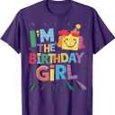 Im The Birthday Girl Building Brick Family Matching T-Shirt, Size 4 T