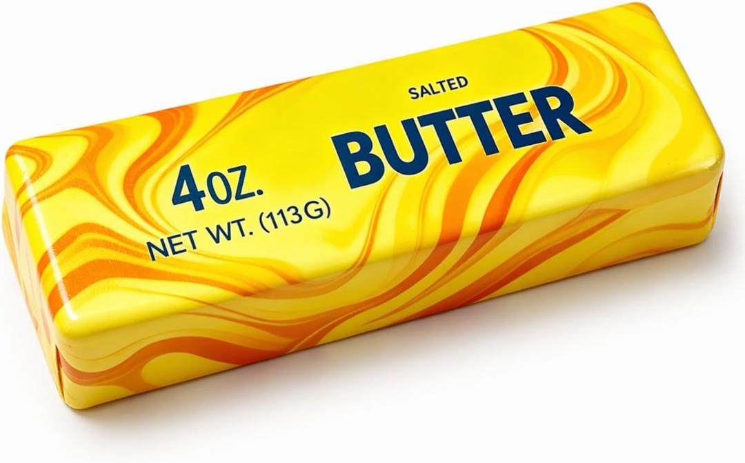 3 x Slow Rebound Cute Butter Squeeze Stress Balls,Realistic Soft Butter Stick Fidget Toy, Slow Rising Portable Squishy for Adults Anxiety & Stress Relief, Sensory Gifts for Office (Tie dye Yellow)