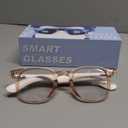 Smart Bluetooth Glasses, Sunglasses with UV and Blue Light Protection, AI Real-time Translation with 140 Languages, Touch Control, Music & Call for Athletic/Outdoor, Unisex (White)