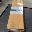 Zeerobee 1 Inch Curtain Rods for Windows 66 to 120, Black Curtain Rod, Heavy Duty Drapery Rods with Adjustable Length, Outdoor Modern Curtain Pole with Simple End Caps, 32"-120"